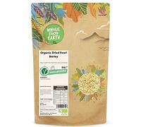 Wholefood Earth Organic Dried Pearl Barley 3kg Vegan | GMO Free | High Fibre | Source of Protein | Certified Organic