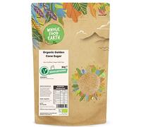Wholefood Earth Organic Golden Cane Sugar 2kg Raw | Unrefined | Vegan | GMO Free | Certified Organic