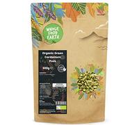 Wholefood Earth Organic Green Cardamom Pods 500 g | GMO Free | Certified Organic