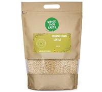 Wholefood Earth Organic Green Lentils 1kg GMO Free | Vegan | High Fibre | High Protein | Certified Organic