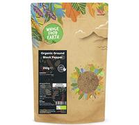 Wholefood Earth Organic Ground Black Pepper 250 g | GMO Free | Certified Organic