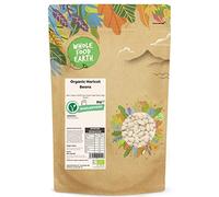 Wholefood Earth Organic Haricot Beans 2kg Raw | Vegan | GMO Free | Dried | High Fibre | High Protein | Certified Organic
