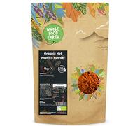 Wholefood Earth Organic Hot Paprika Powder 1 kg | GMO Free | Certified Organic