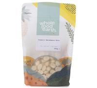Wholefood Earth Organic Macadamia Nuts 250g Raw | GMO Free | Vegan | High Fibre | Certified Organic