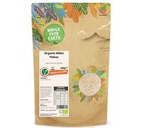 Wholefood Earth Organic Millet Flakes - 500g | Vegan | GMO Free | High Fibre | Certified Organic