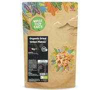 Wholefood Earth Organic Onion Flakes - 1kg | GMO Free | Certified Organic