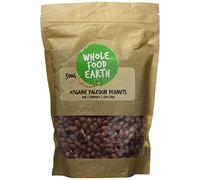 Wholefood Earth Organic Paleskin Peanuts 500g Raw | Sundried | GMO Free | Vegan | High Fibre | Source of Protein | Certified Organic