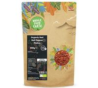 Wholefood Earth Organic Red Bell Pepper Flakes 500 g | GMO Free | Certified Organic