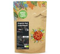 Wholefood Earth Organic Red Chilli Flakes 100 g | GMO Free | Certified Organic