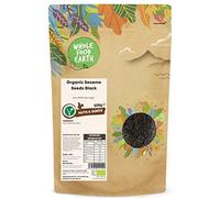 Wholefood Earth Organic Sesame Seeds Black 500g Raw | GMO Free | Vegan | Certified Organic