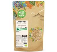 Wholefood Earth Organic Short Grain Brown Rice 3kg GMO Free | Vegan | Source of Fibre | Certified Organic