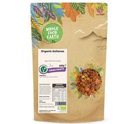 Wholefood Earth Organic Sultanas - 250g | Vegan | GMO Free | Sundried | Certified Organic