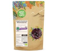 Wholefood Earth Organic Sweetened Dried Cranberries - 3 kg | GMO Free | Vegan | Source of Fibre | Certified Organic