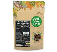 Wholefood Earth Organic Whole Black Peppercorns 50 g | GMO Free | Certified Organic