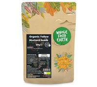 Wholefood Earth Organic Yellow Mustard Seeds 250 g | GMO Free | Certified Organic