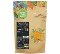 Wholefood Earth Organic Yellow Mustard Seeds 500 g | GMO Free | Certified Organic