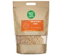 Wholefood Earth Pinhead Oatmeal Coarse Stabilised 1 kg | GMO Free | High Fibre (Package may vary)