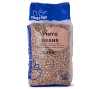 Wholefood Earth Pinto Beans 1.5kg - Stock & Prep - Vegan, High Protein, Non-GMO, Bulk Pack