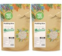 Wholefood Earth Pudding Rice 500 g | GMO Free | Natural (Pack of 2)