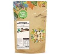 Wholefood Earth Raw Macadamias Whole | Large Premium Grade 125g | GMO Free | Natural | High Fibre | Source of Protein