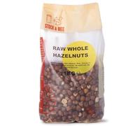 Wholefood Earth Raw Whole Hazelnuts 1kg - Premium Quality | Rich in Vitamin E & Antioxidants | No Salt | Vegan | Stock & Bite
