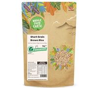 Wholefood Earth Short Grain Brown Rice 1 kg | GMO Free | Natural | Source of Fibre