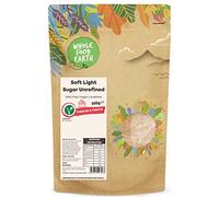 Wholefood Earth Soft Light Sugar Unrefined 500 g | GMO Free | Unrefined
