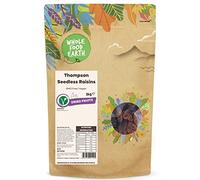Wholefood Earth Thompson Seedless Raisins 3 kg | Sun Dried | No Preservatives | Vegan
