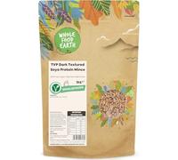 Wholefood Earth TVP Dark Textured Soya Protein Mince 3 kg | GMO Free | Vegan | High Fibre | High Protein