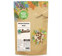 Wholefood Earth Whole Cashew Nuts 3 kg | GMO Free | Natural | Source of Fibre | Source of Protein