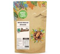 Wholefood Earth Whole Natural Almonds 3 kg | GMO Free | Natural | High Fibre | Source of Protein