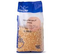 Wholefood Earth Yellow Split Peas 1.5kg - Stock & Prep - Vegan, High Protein, Non-GMO, Bulk Pack