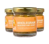 Wholegrain Mustard and Honey Cooking Sauce (3 Jars x 28g) | Pork or Chicken Cooking Sauce Concentrate | Just Add Cream or Crème Fraîche | Marinade, Rub or Stir-Fry, | Spices, Seasoning | By SA Sauces