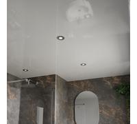 WholePanel 8mm Gloss Pack of 4 Wall and Ceiling Panels | White | UPVC | 250mm x 2700mm