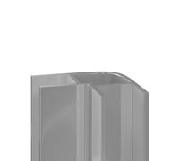 WholePanel Aluminium Wall Panel External Corner Trim | Silver | 5mm