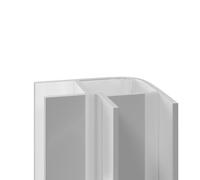 WholePanel Aluminium Wall Panel External Corner Trim | Silver | 8mm