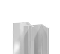 WholePanel Aluminium Wall Panel Internal Corner Trim | Silver | 8mm