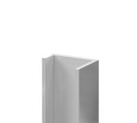 WholePanel Bright Polished Aluminium Wall Panel U Trim | Chrome | 10mm