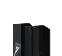 WholePanel Wall Panel Internal Corner Trim | Black | Plastic | 10mm