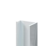 WholePanel White Aluminium Wall Panel U Trim | 8mm