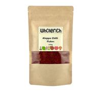 Wholerich Aleppo Chilli Flakes 250g | Pul Biber from Turkey | Mild to Medium Chilli Flakes for Kebabs, Eggs & Cooking | Vegan & Additive-Free
