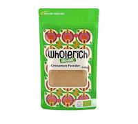 Wholerich Organic Ceylon Cinnamon Powder 100g | Certified Organic True Cinnamon | Warm & Sweet Spice for Cooking, Baking & Hot Drinks | Vegan & Additive-Free