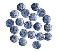 Wholesale 24pcs/lot Opal Malachite Tiger Eye natural stone mixed round cabochon 20mm-sodalite stone-20mm