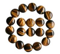 Wholesale 24pcs/lot Opal Malachite Tiger Eye natural stone mixed round cabochon 20mm-tiger eye stone-20mm