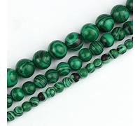 Wholesale 4 6 8 10MM Malachite Beads Green Peacock Round Loose Beads Natural Stone Jewelry for DIY Making Bracelet Handmade GiftDurability