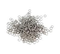 Wholesale 500 Pieces Open Jump Rings Metal Connectors DIY Jewelry Making 6mm