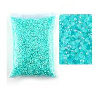 Wholesale Bulk Resin Rhinestone Jelly Color AB Transparent AB 2mm,3.0m,4.0mm,5mm,6mm Facets Flatback Nail Art Garment Decoration-Lake Blue AB-4.0mm SS16-5000pcs