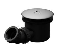 Wholesale Domestic Aquarius Colore Black Body High Flow Shower Tray Waste | Matt Black | Polypropylene | 90mm