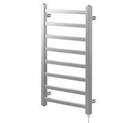 Wholesale Domestic Blaine Straight Electric Heated Towel Rail | Chrome | Mild Steel | 800mm x 500mm