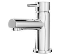 Wholesale Domestic Circo Polished Basin Mixer Tap | Chrome | Brass | 46mm x 153mm x 134mm